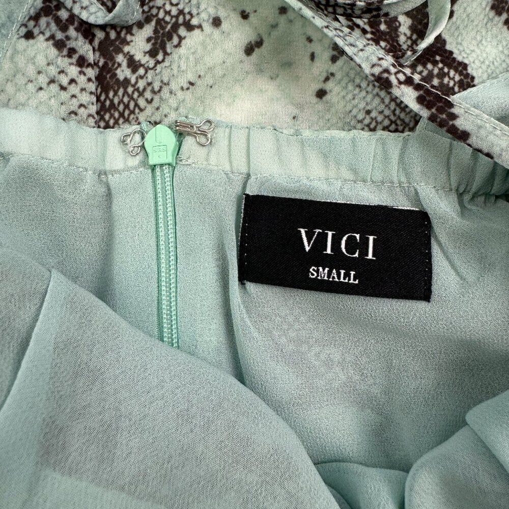 Vici The Move Like Mamba Snake Print Boho Maxi Dress Women's Size Small - Picture 8 of 10